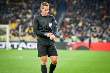 Kiev, Ukrayna - 14 Mart 2019: Tobias Stieler oyuncusu