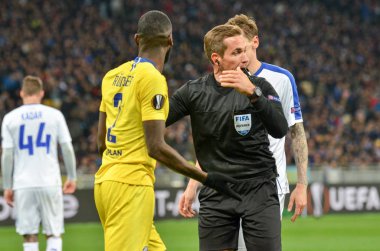 Kiev, Ukrayna - 14 Mart 2019: Antonio Rudiger oyuncu sırasında t