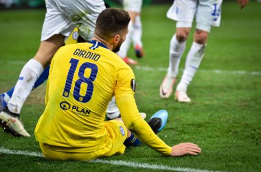 Kiev, Ukrayna - 14 Mart 2019: Olivier Giroud oyuncu sırasında
