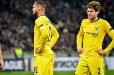 Kiev, Ukrayna - 14 Mart 2019: Ruben Loftus-Cheek oyuncusu durin