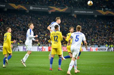 Kiev, Ukrayna - 14 Mart 2019: Ruben Loftus-Cheek oyuncusu durin