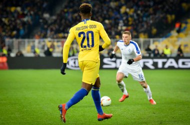 Kiev, Ukrayna - 14 Mart 2019: Callum Hudson-Odoi U sırasında