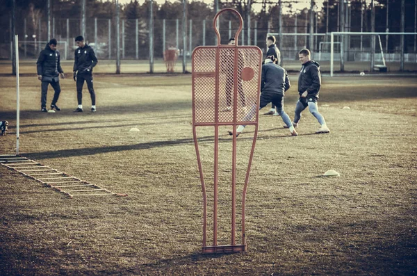 Kiev, Ukrayna - 14 Mart 2019: Dinamo Kiev futbolcuları 