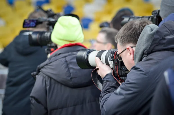 Kiev, Ukrayna - 14 Mart 2019: Uefa'da futbolcu