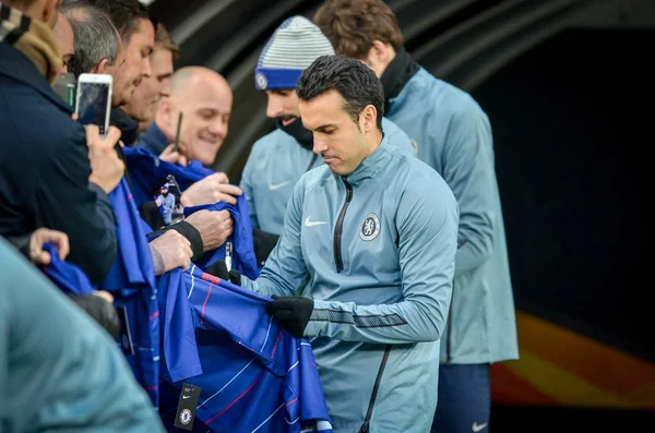 Kiev, Ukrayna - 14 Mart 2019: Pedro Rodriguez oyuncu sırasında t