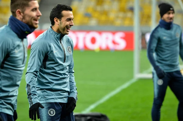 Kiev, Ukrayna - 14 Mart 2019: Pedro Rodriguez oyuncu sırasında t