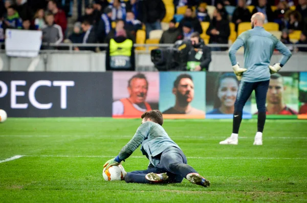 Kiev, Ukrayna - 14 Mart 2019: Kepa Arrizabalaga oyuncusu