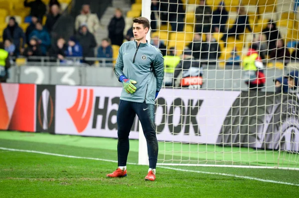 Kijev, Ukrajna-március 14, 2019: Kepa Arrizabalaga játékos alatt — Stock Fotó