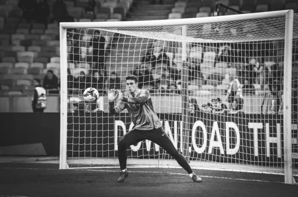 Kiev, UCRANIA - 14 de marzo de 2019: Kepa Arrizabalaga jugador durante — Foto de Stock