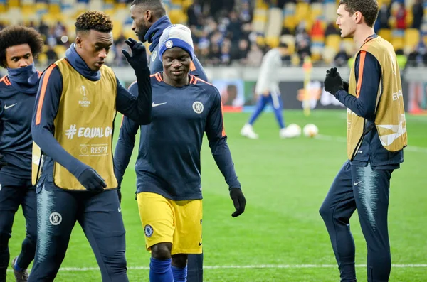 Kiev, Ukrayna - 14 Mart 2019: N'Golo Kante oyuncusu 