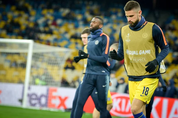 Kiev, Ukrayna - 14 Mart 2019: Olivier Giroud oyuncu sırasında