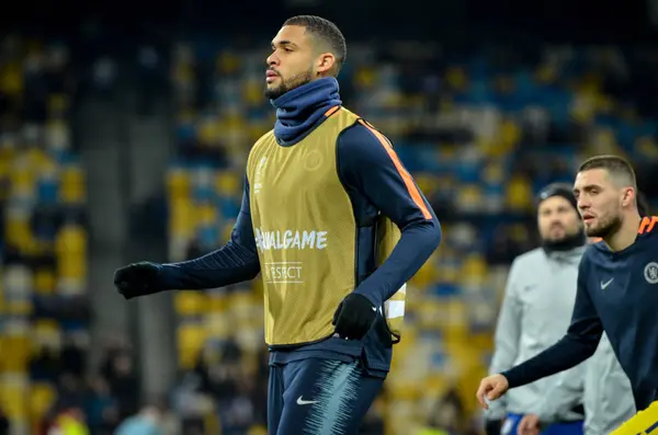 Kiev, Ukrayna - 14 Mart 2019: Ruben Loftus-Cheek oyuncusu durin