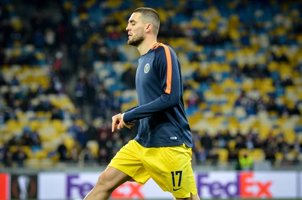 Kiev, Ukrayna - 14 Mart 2019: Mateo Kovacic oyuncu sırasında