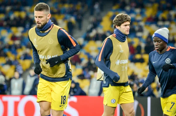Kiev, Ukrayna - 14 Mart 2019: Olivier Giroud Uefa 