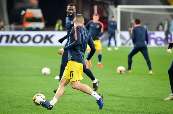 Kiev, Ukrayna - 14 Mart 2019: Andreas Christensen oyuncu duri