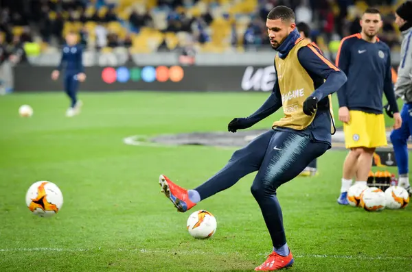 Kiev, Ukrayna - 14 Mart 2019: Ruben Loftus-Cheek oyuncusu durin