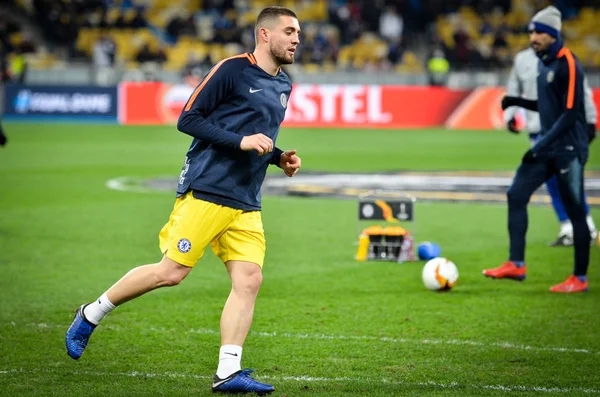 Kiev, Ukrayna - 14 Mart 2019: Mateo Kovacic oyuncu sırasında