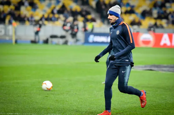 Kiev, Ukrayna - 14 Mart 2019: Davide Zappacosta oyuncu