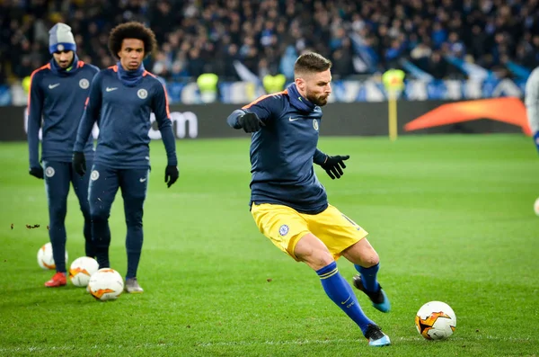 Kiev, Ukrayna - 14 Mart 2019: Ruben Loftus-Cheek oyuncusu durin