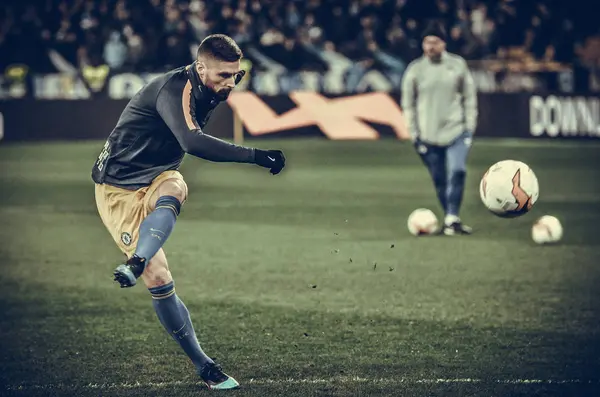 Kiev, Ukrayna - 14 Mart 2019: Ruben Loftus-Cheek oyuncusu durin