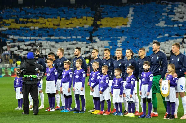 Kiev, Oekraïne-14 maart 2019: Dynamo Kiev speler tijdens de UE — Stockfoto