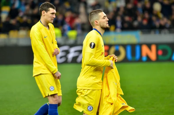 Kiev, Ukrayna - 14 Mart 2019: Mateo Kovacic oyuncu sırasında
