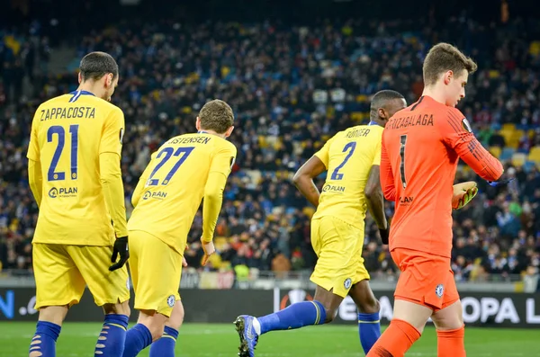 Kiev, Ukrayna - 14 Mart 2019: Chelsea Futbolcu