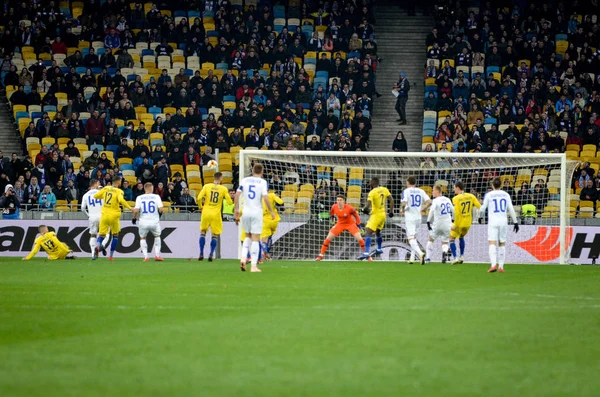 Kiev, Ukrayna - 14 Mart 2019: Uefa'da futbolcu