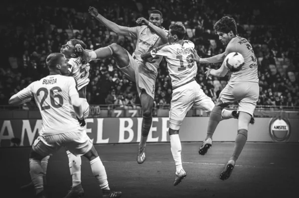 Kiev, Ukrayna - 14 Mart 2019: Ruben Loftus-Cheek oyuncusu