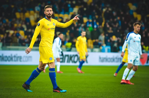Kiev, Ukrayna - 14 Mart 2019: Olivier Giroud oyuncu sırasında