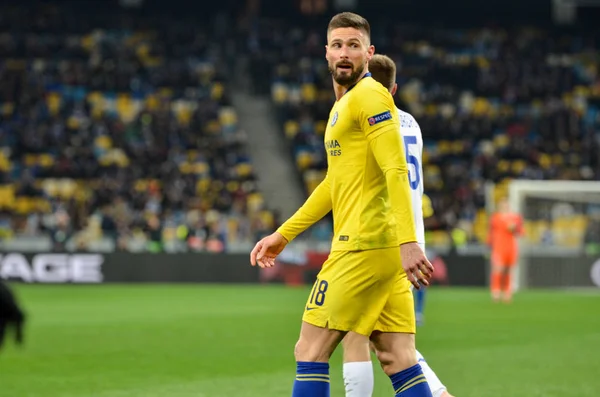 Kiev, Ukrayna - 14 Mart 2019: Olivier Giroud oyuncu sırasında