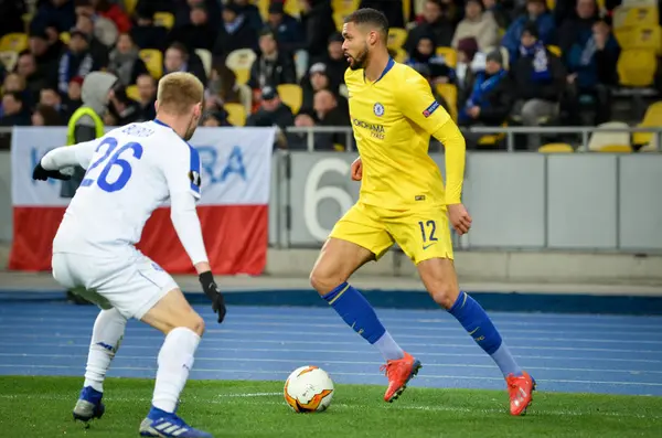 Kiev, Ukrayna - 14 Mart 2019: Ruben Loftus-Cheek oyuncusu durin