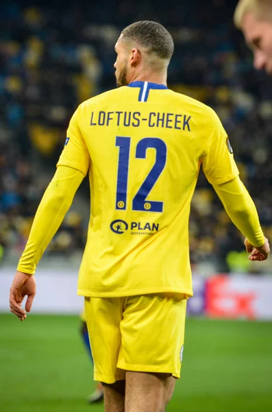 Kiev, Ukrayna - 14 Mart 2019: Ruben Loftus-Cheek oyuncusu durin
