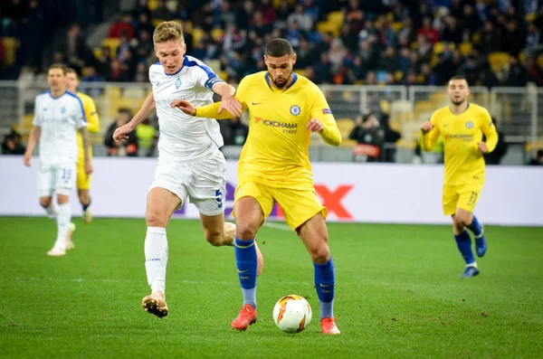 Kiev, Ukrayna - 14 Mart 2019: Ruben Loftus-Cheek oyuncusu durin