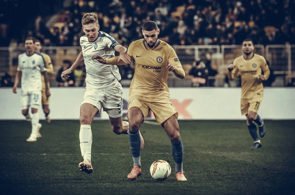 Kiev, Ukrayna - 14 Mart 2019: Ruben Loftus-Cheek oyuncusu durin