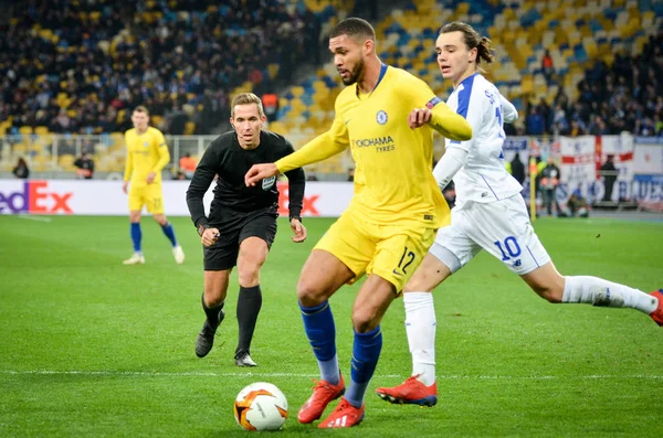 Kiev, Ukrayna - 14 Mart 2019: Ruben Loftus-Cheek oyuncusu durin