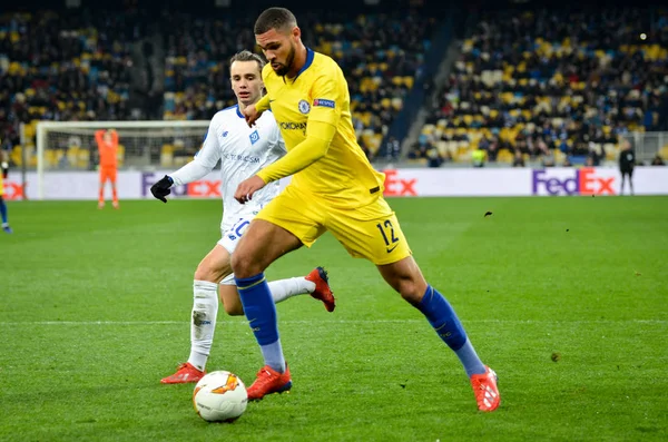 Kiev, Ukrayna - 14 Mart 2019: Ruben Loftus-Cheek oyuncusu durin