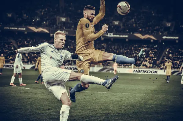 Kiev, UCRANIA - 14 de marzo de 2019: Olivier Giroud jugador durante el — Foto de Stock