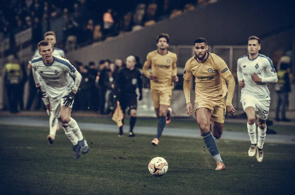 Kiev, Ukrayna - 14 Mart 2019: Ruben Loftus-Cheek oyuncusu durin