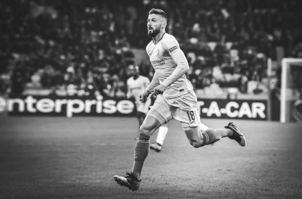 Kiev, Ukrayna - 14 Mart 2019: Olivier Giroud oyuncu sırasında