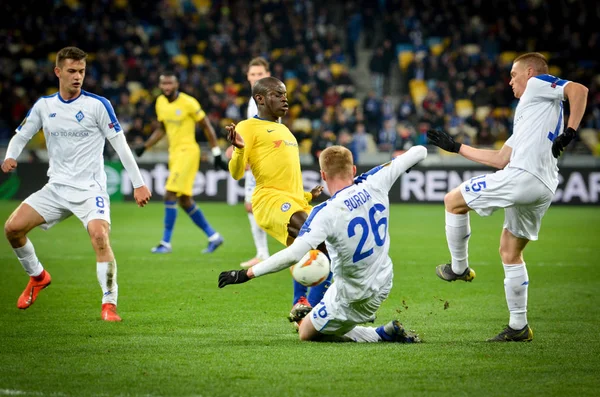 Kiev, Ukrayna - 14 Mart 2019: N'Golo Kante oyuncusu 