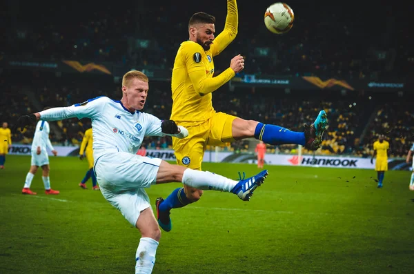 Kiev, Ukrayna - 14 Mart 2019: Olivier Giroud oyuncu sırasında