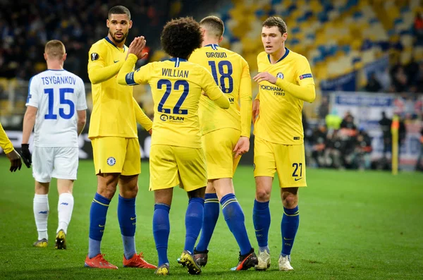 Kiev, Ukrayna - 14 Mart 2019: Chelsea Futbolcu ve Will