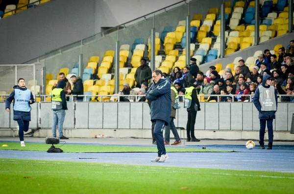 Kiev, Ukrayna - 14 Mart 2019: Maurizio Sarri oyuncu sırasında th
