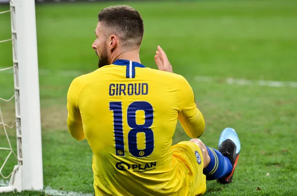 Kiev, Ukrayna - 14 Mart 2019: Olivier Giroud oyuncu sırasında