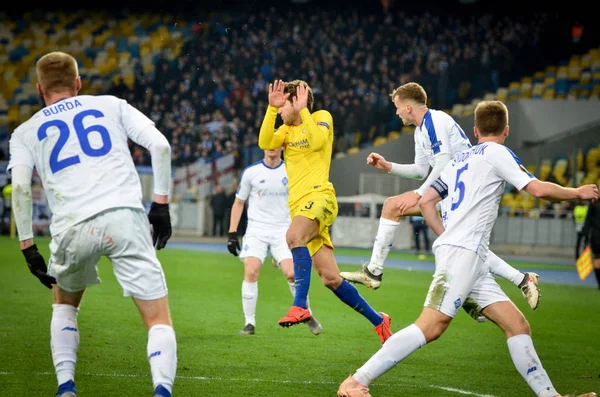 Kiev, Ukrayna - 14 Mart 2019: Marcos Alonso oyuncu sırasında