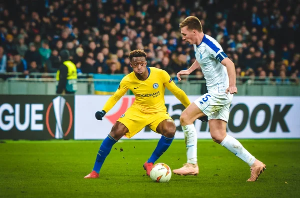 Kiev, Ukrayna - 14 Mart 2019: Callum Hudson-Odoi oyuncu
