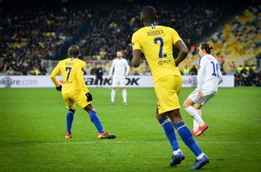 Kiev, Ukrayna - 14 Mart 2019: Antonio Rudiger Uefa sırasında 