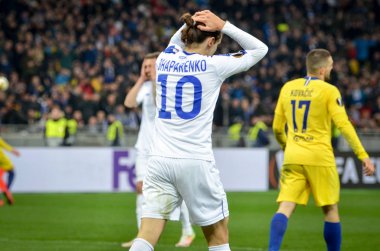 Kiev, Ukrayna - 14 Mart 2019: Uef sırasında Mykola Shaparenko