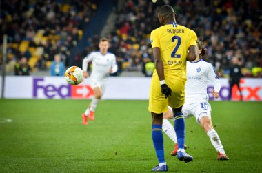 Kiev, Ukrayna - 14 Mart 2019: Antonio Rudiger Uefa sırasında 